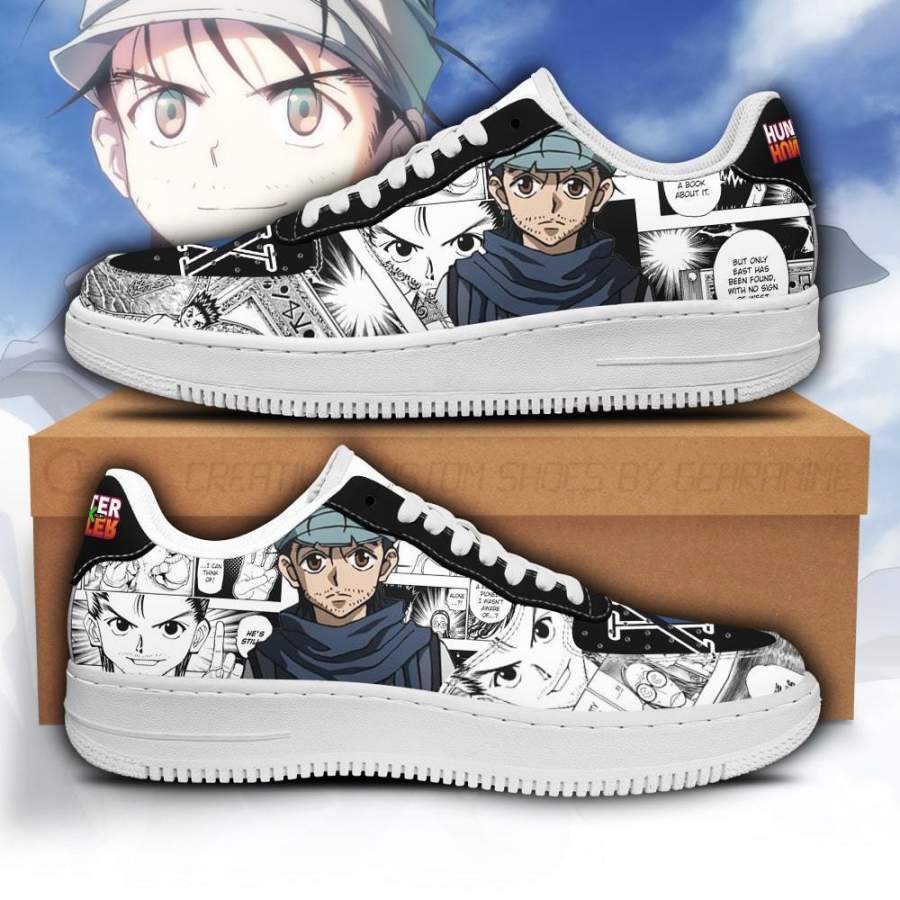 Ging Air Sneakers Custom Hunter X Hunter Anime Shoes Fan PT05