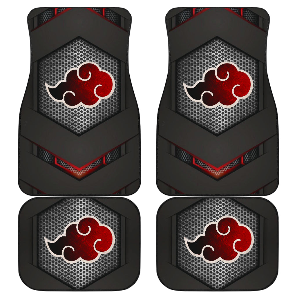 Akatsuki Naruto Anime Iron Jeep Style Car Floor Mats Car Accessories