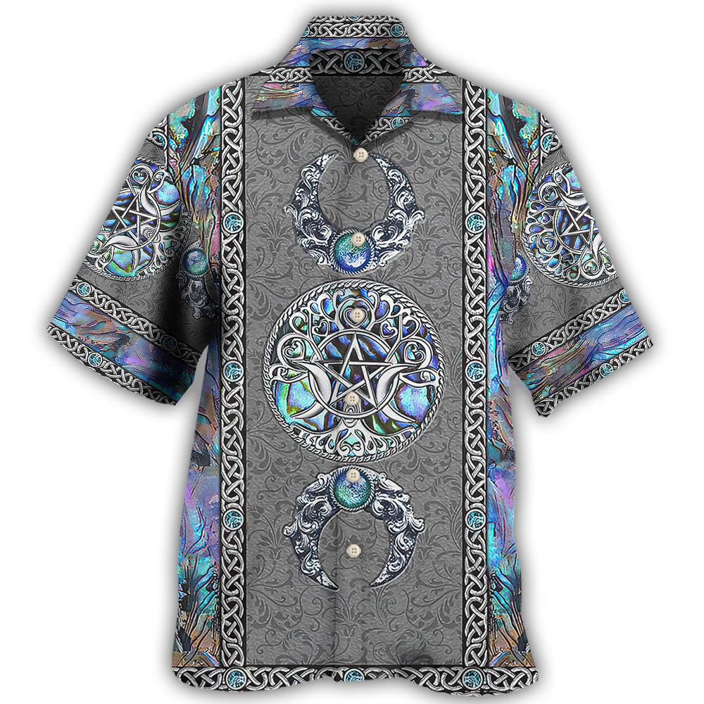 Wicca Mystery Spirit Triple Moon Witch Hawaii Shirt Ha39586