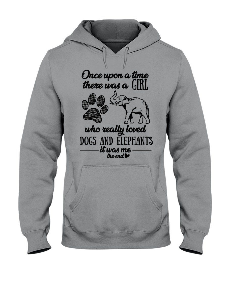 A Girl Who Loved Dogs And Elephants It Was Me Hoodie