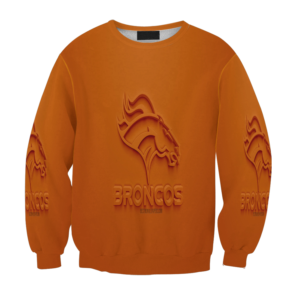 Denver Broncos Emblem V27 Gift For Fan 3D Full Printing Sweatshirt