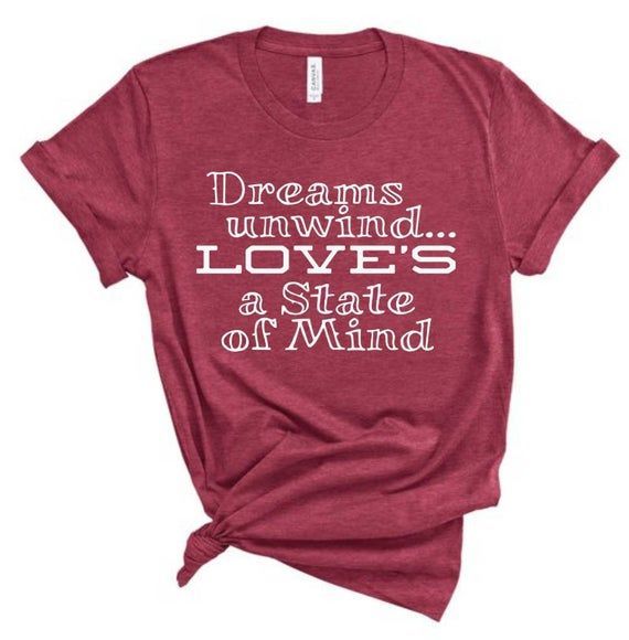 Dreams Unwind Love S A State Of Mind Stevie Nicks Style Short Sleeve Shirt