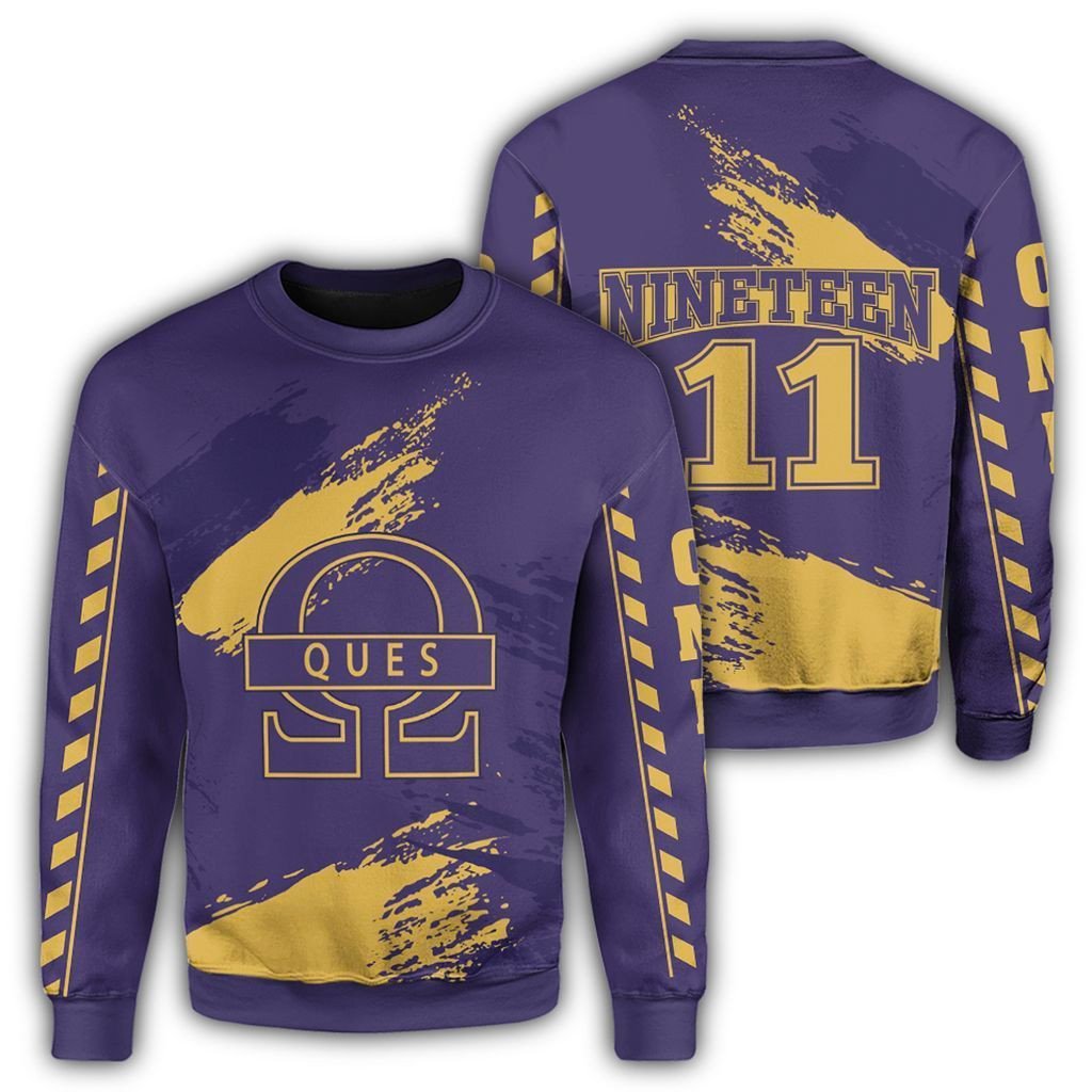 Wonder Print Sweatshirt – Omega Psi Phi Nineteen Sweatshirt