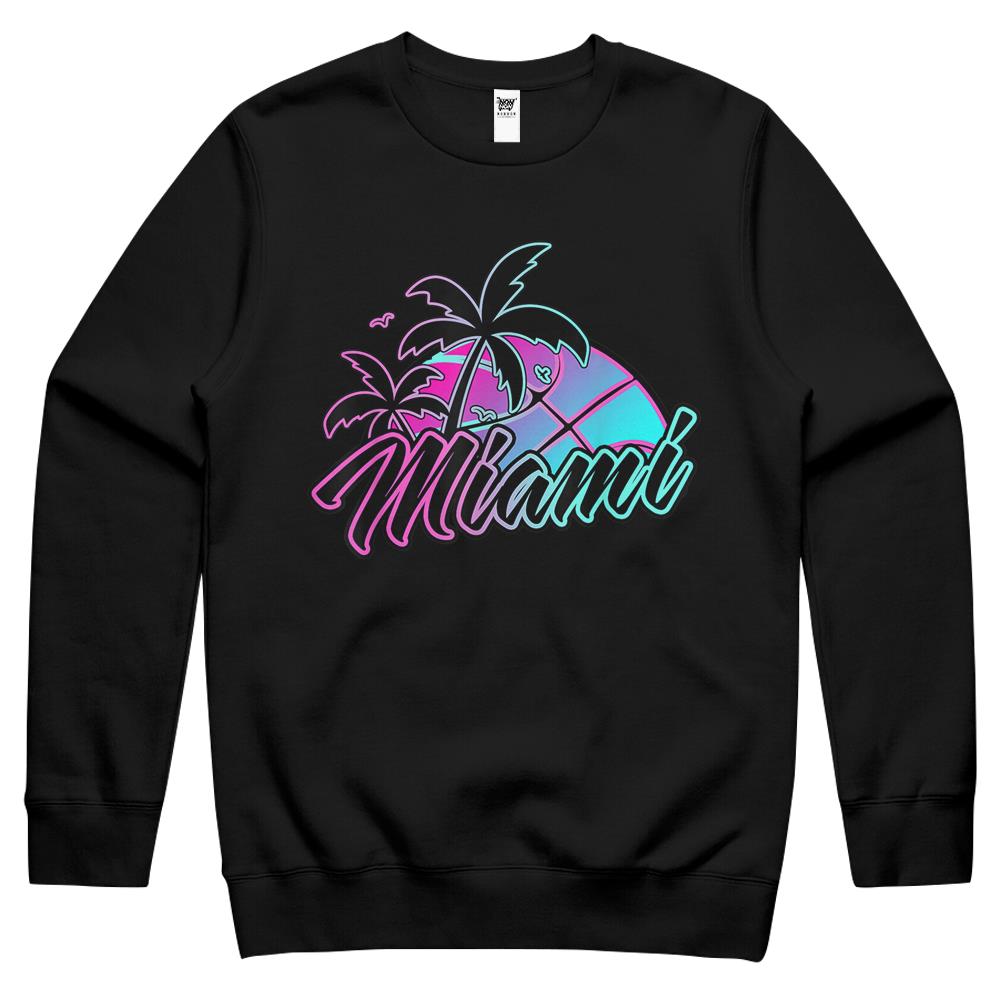 Miami Basketball Merch Gift Crewneck Sweatshirt