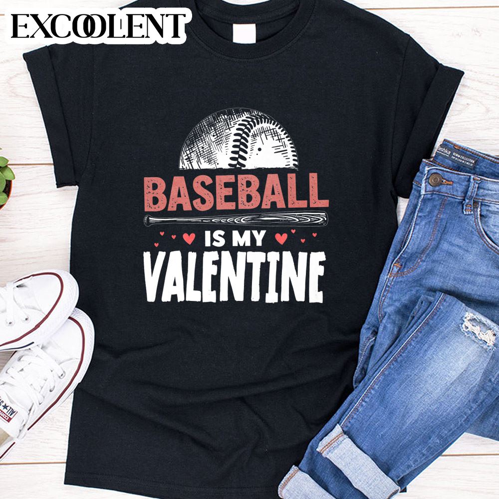 Valentine'S Day 2023 Baseball Is My Valentine Happy Valentines Day Unisex T-Shirt - Valentines Day Gifts - Valentines Day Gifts For Her X Moderndaydecors