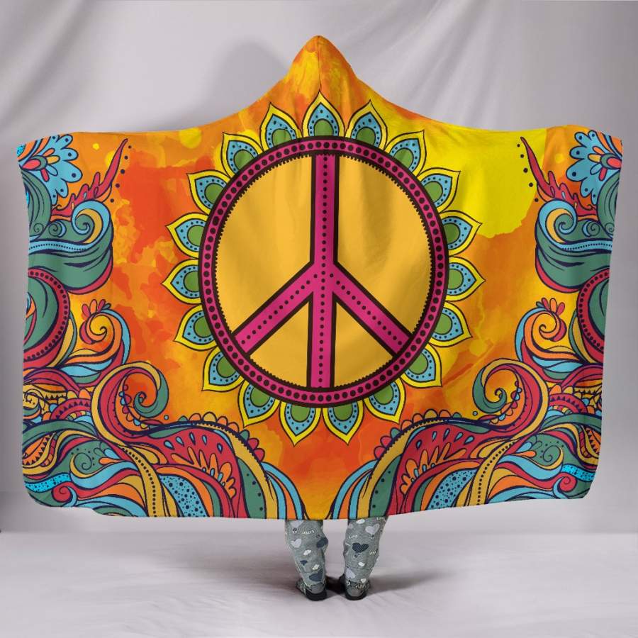 Hippie Hoodie Blanket