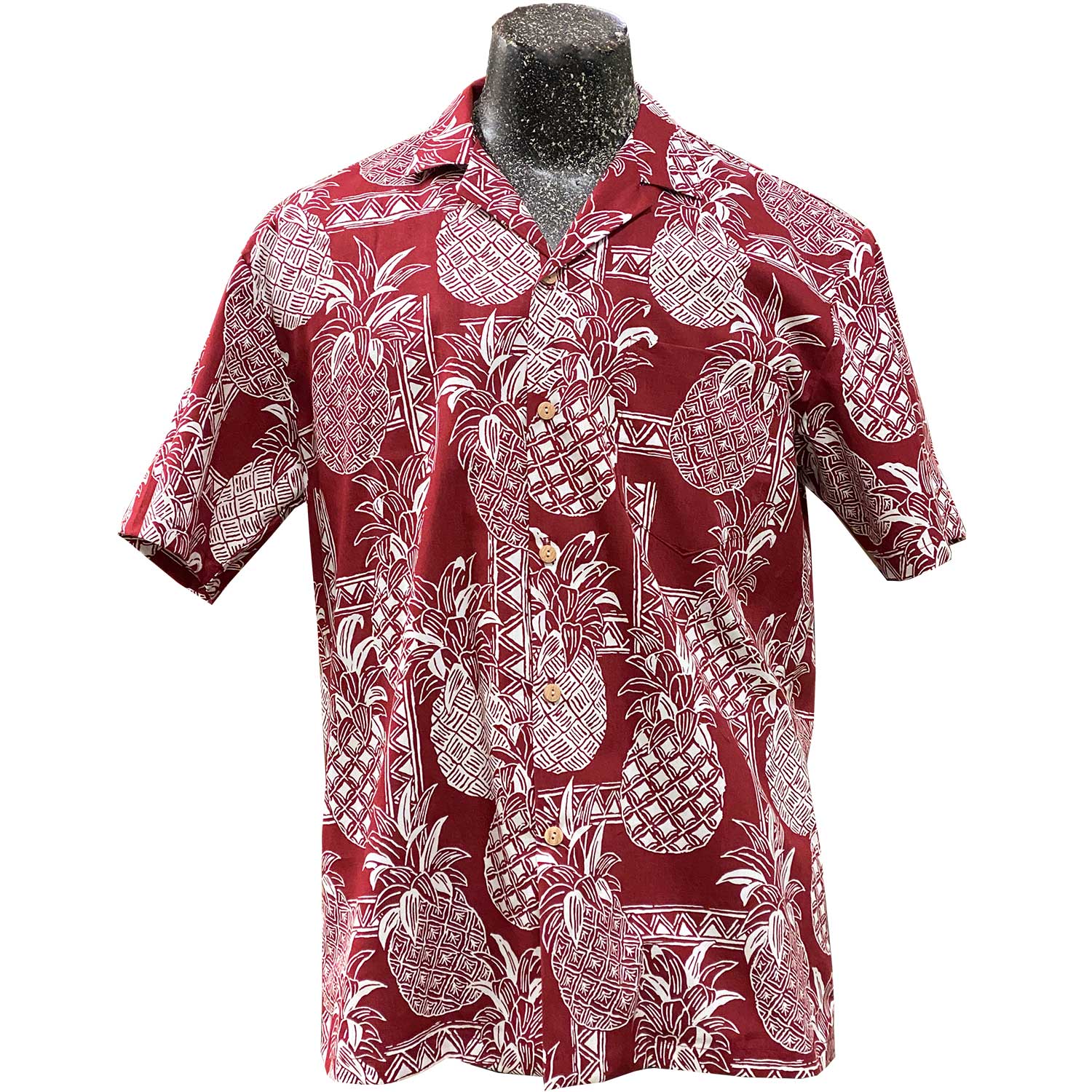 Party Time Pineapple Red Hawaii Summer Shirt Ha18326