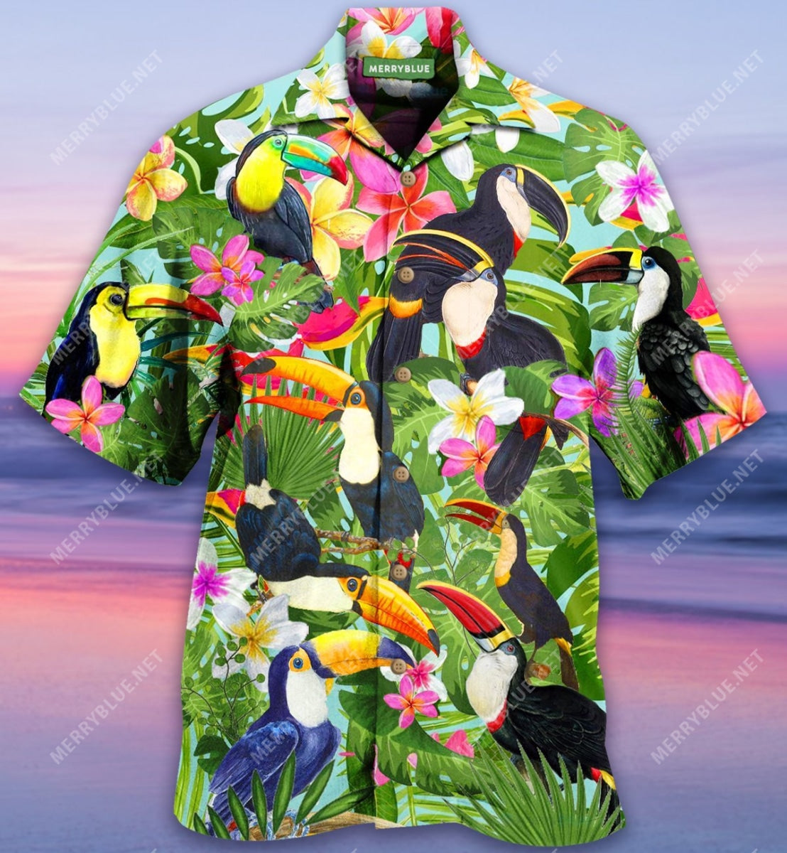 Toucans Birds In The Tropical Unisex Hawaii Shirt Ha73683