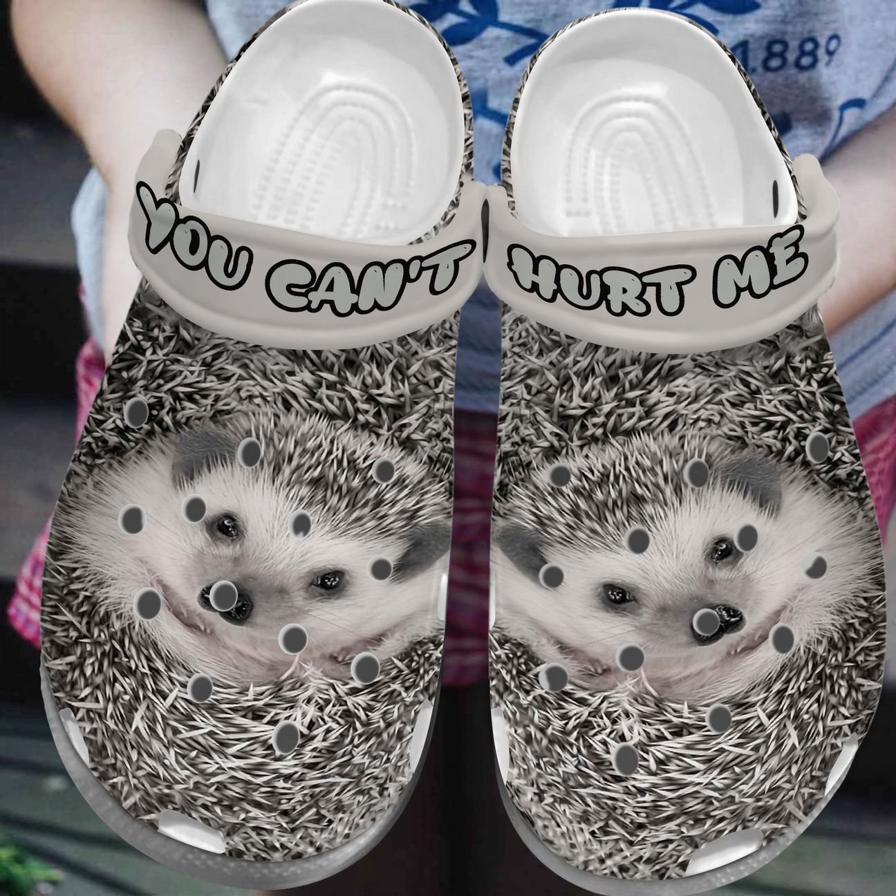 Hedgehog Personalized Clog, Custom Name, Text, Color, Number Fashion Style For Women, Men, Kid, Print 3D Lovely Hedgehog