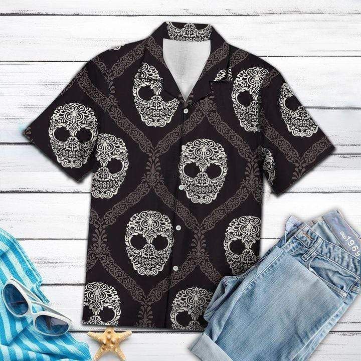 Shop From 1000 Unique Hawaii Aloha Shirts Skull Mandala H Ha2895