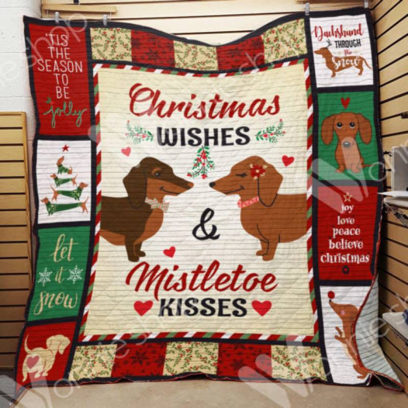 Dachshund Dog Christmas Blanket OCT2402 85O33