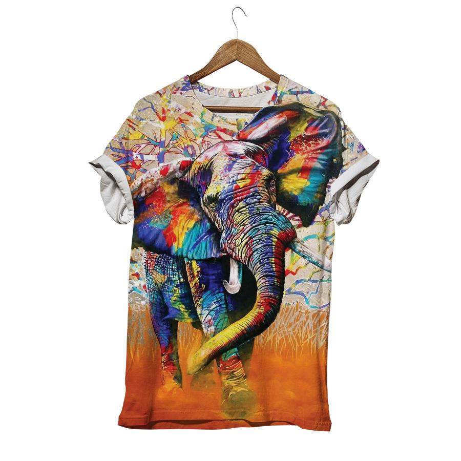 Save The Elephants Botanical Elephant T-shirt