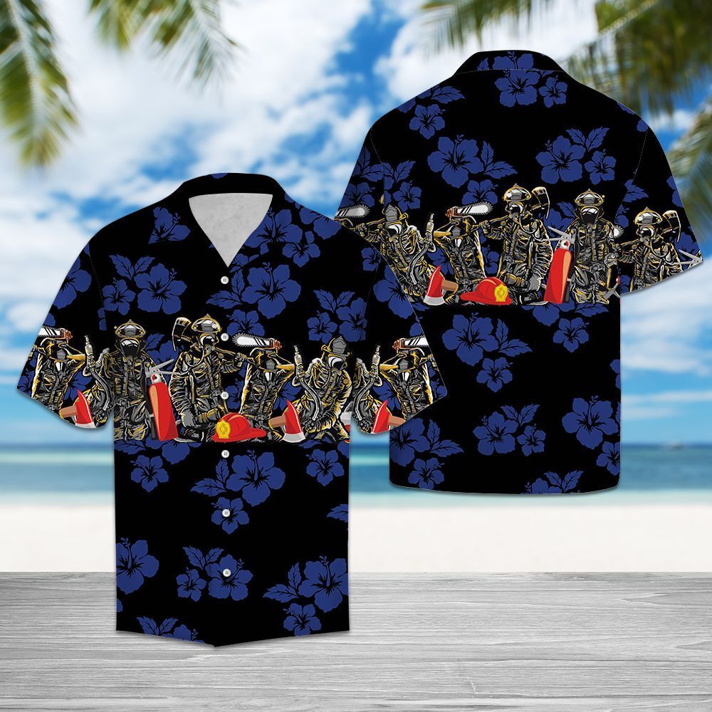 Awesome Firefighter Tg5720 – Hawaiian Shirt