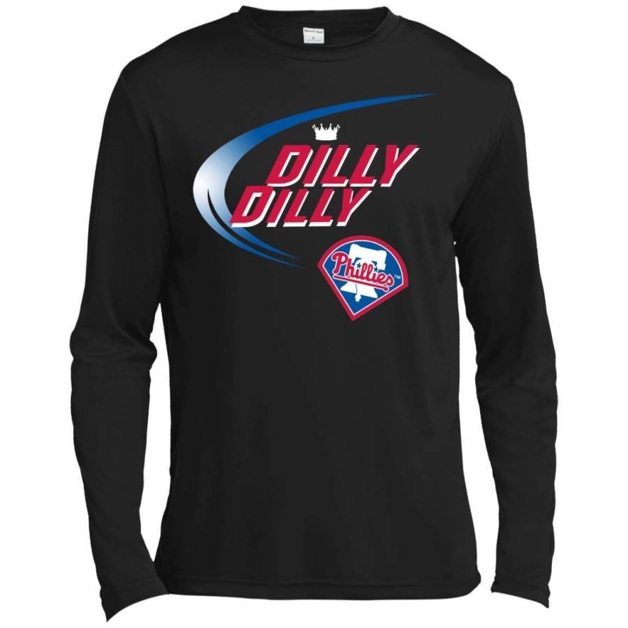 AGR Dilly Dilly Philadelphia Phillies Sport Premium Long Sleeve T-shirt