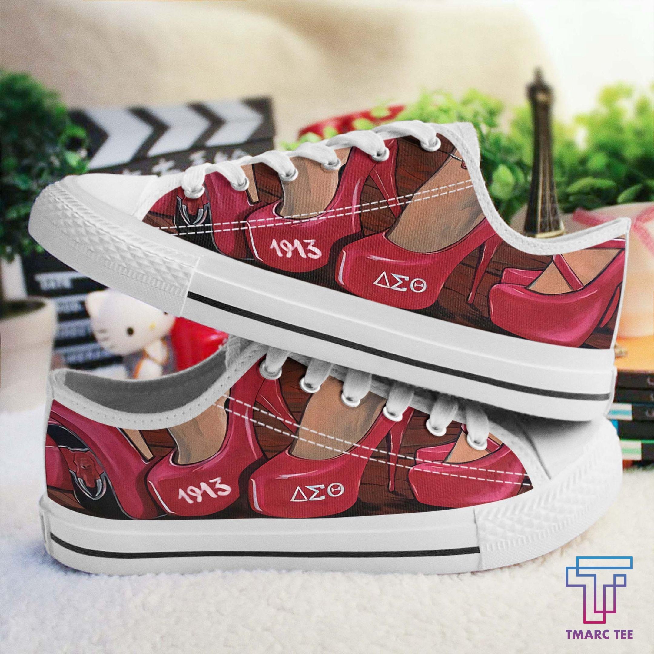 Delta Sigma Theta Low Top Shoes Hg30