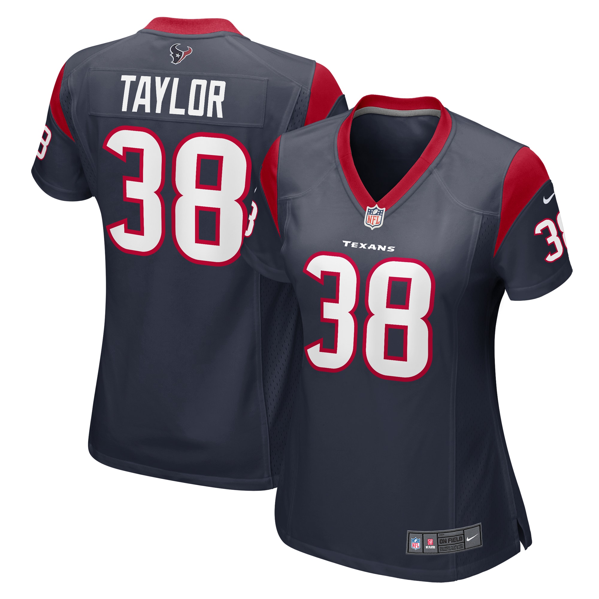 J.J. Taylor Houston Texans Women's Team Game Jersey – Navy