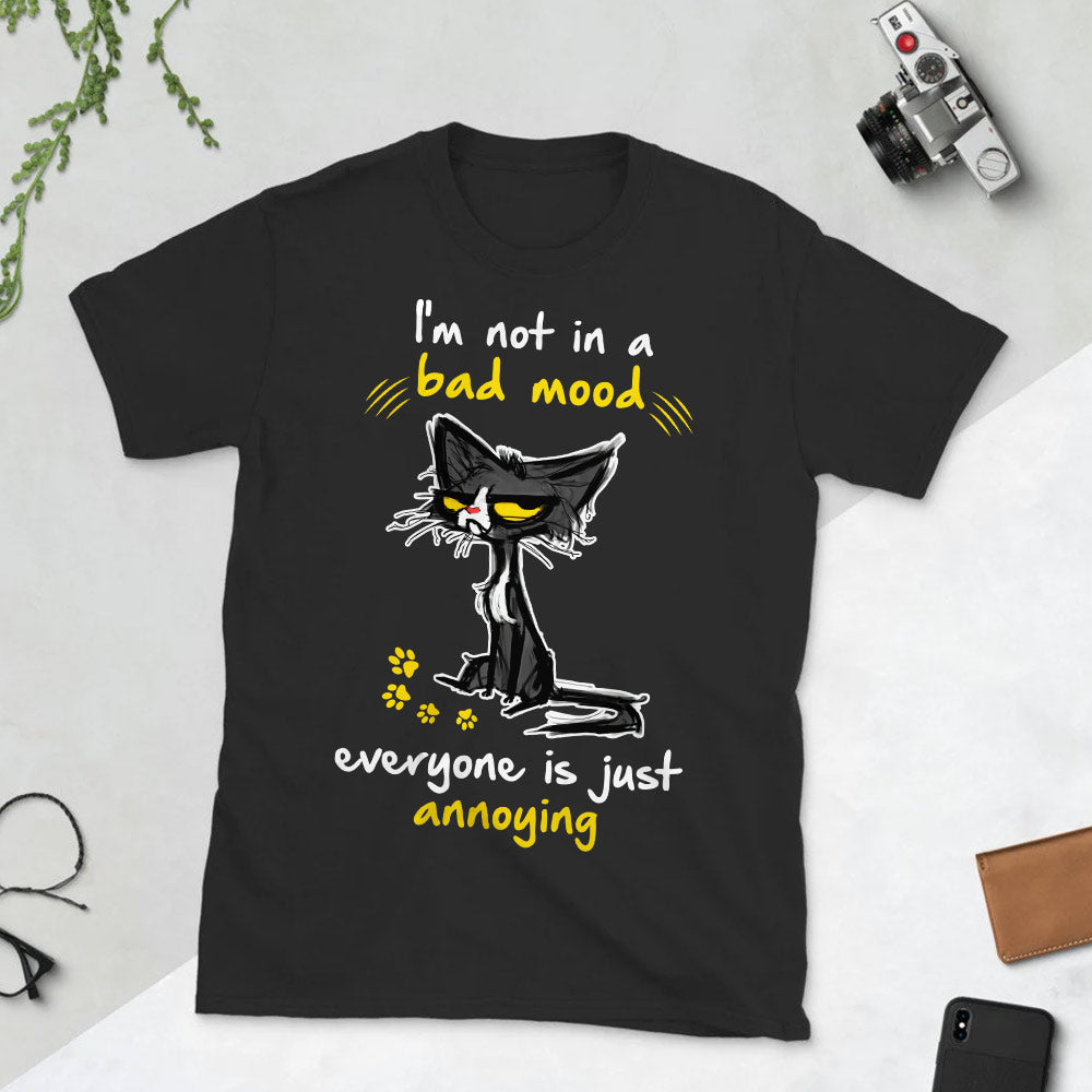 Cat Lover Arrogant Cat I Am Not In A Bad Mood Harz0703016Y Dark Classic T Shirt