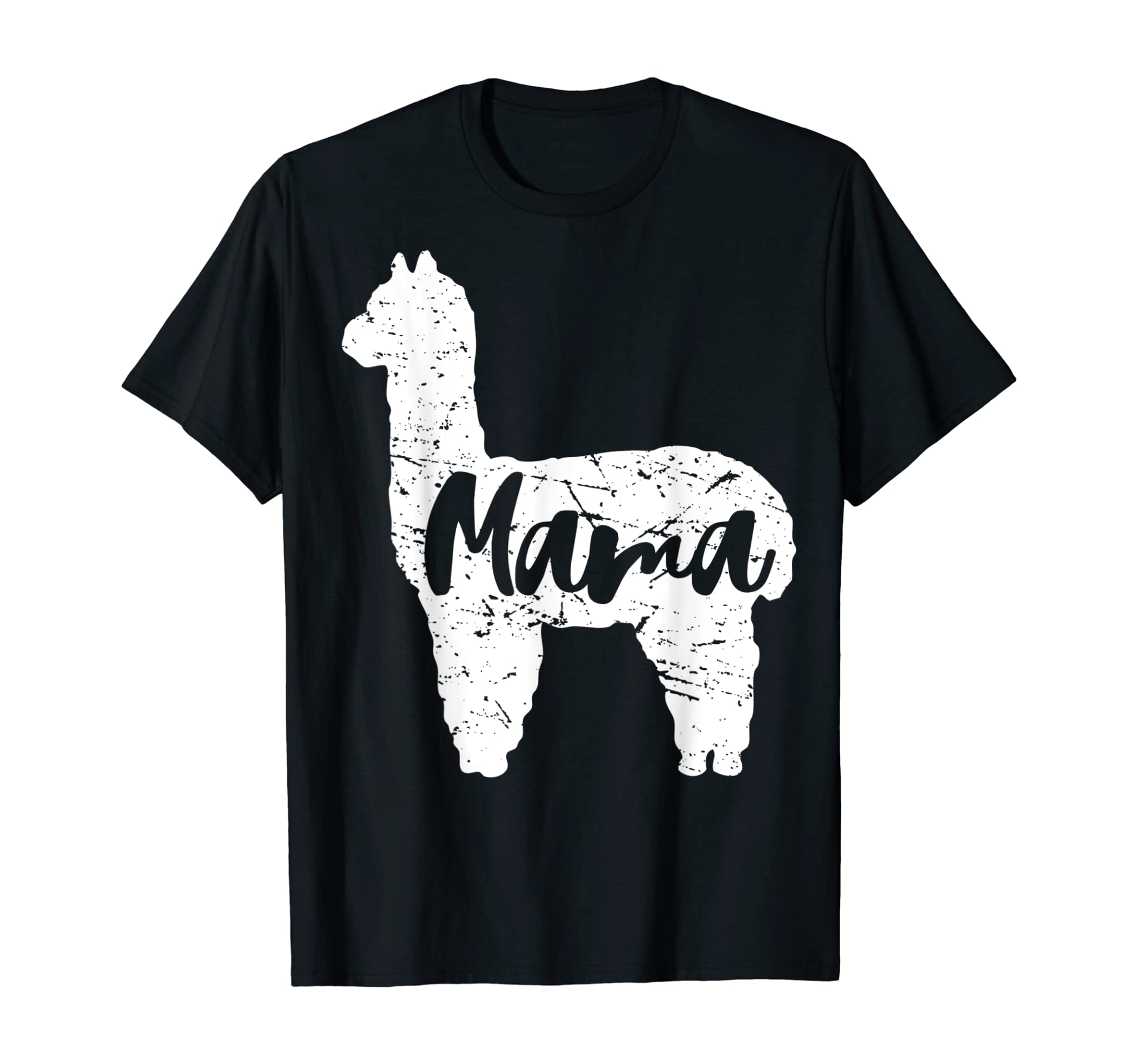 Cute Proud Mama Llama Alpaca Happy Mothers Day Gift Shirt T-Shirt