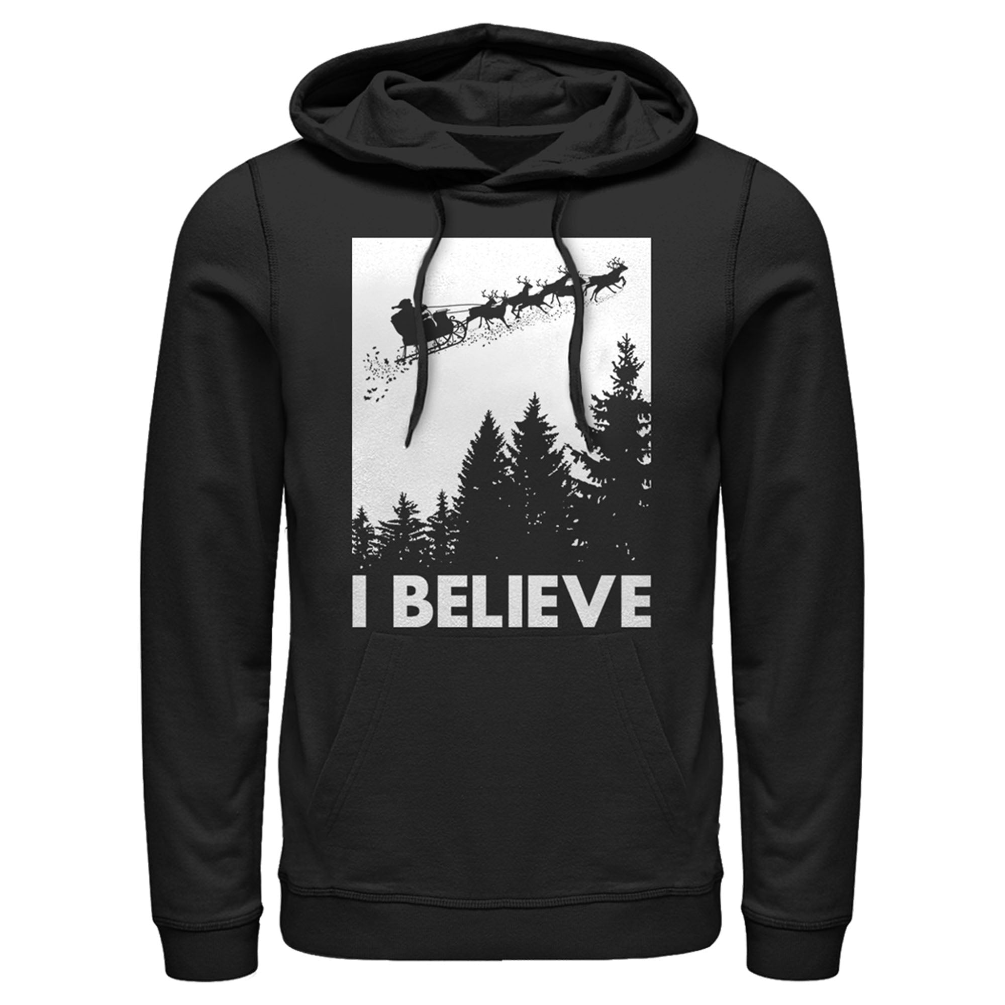 Lost Gods Men’S I Believe  Pull Over Hoodie