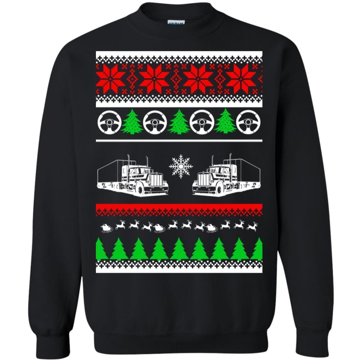 Buy Trucker Christmas Sweater – Zackbeadle