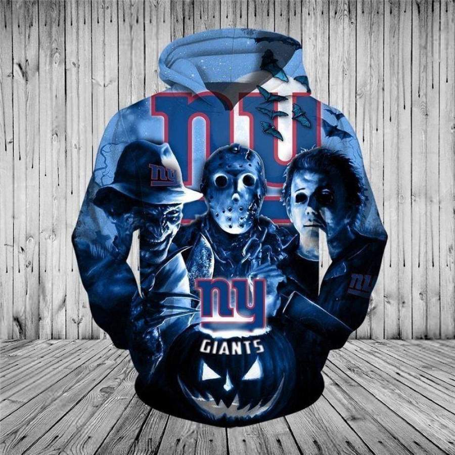 New York Giants Hoodie 3D Style1711 All Over Printed