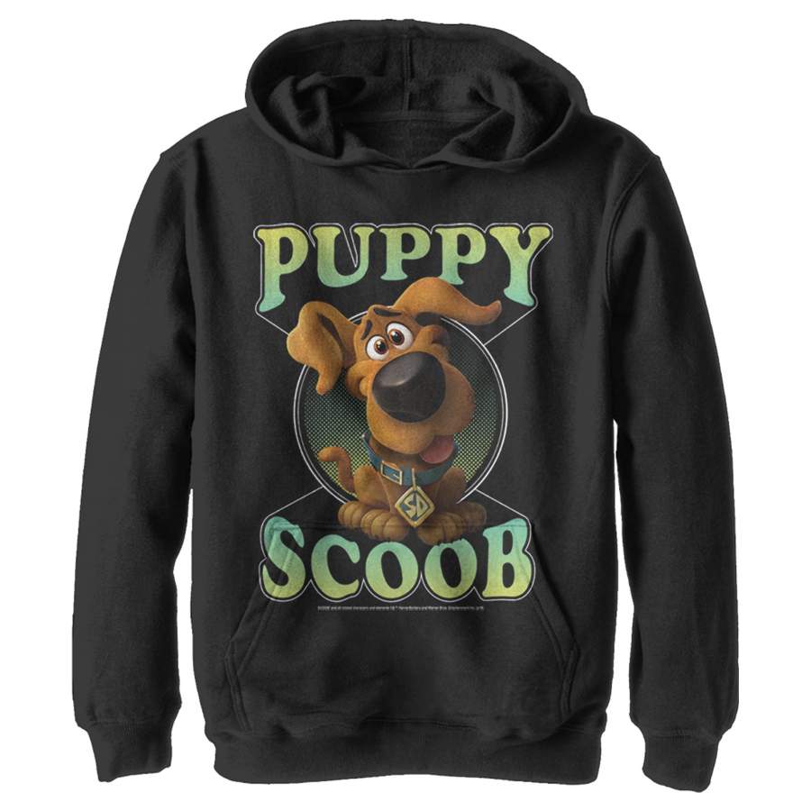 Scooby Doo Boy’s Puppy Circle  Lightweight Hoodie