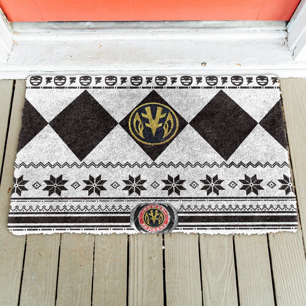 3D Power Ranger Ugly White Doormat