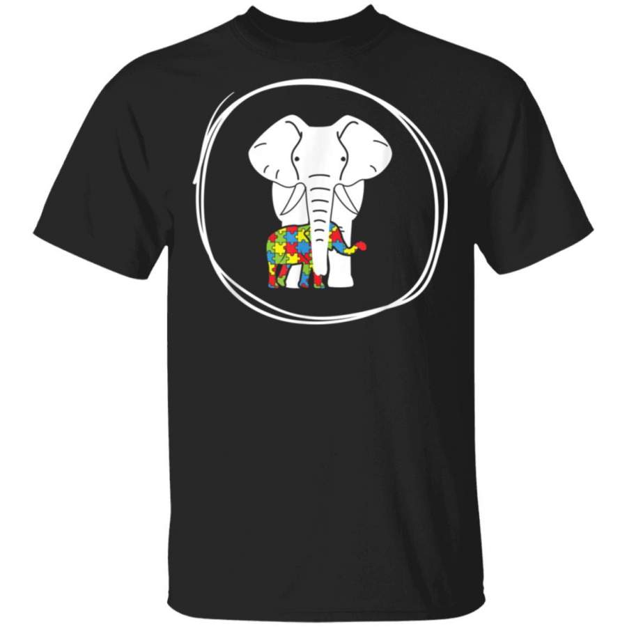 Autism Awareness Elephant 2018 unisex T-shirt full size