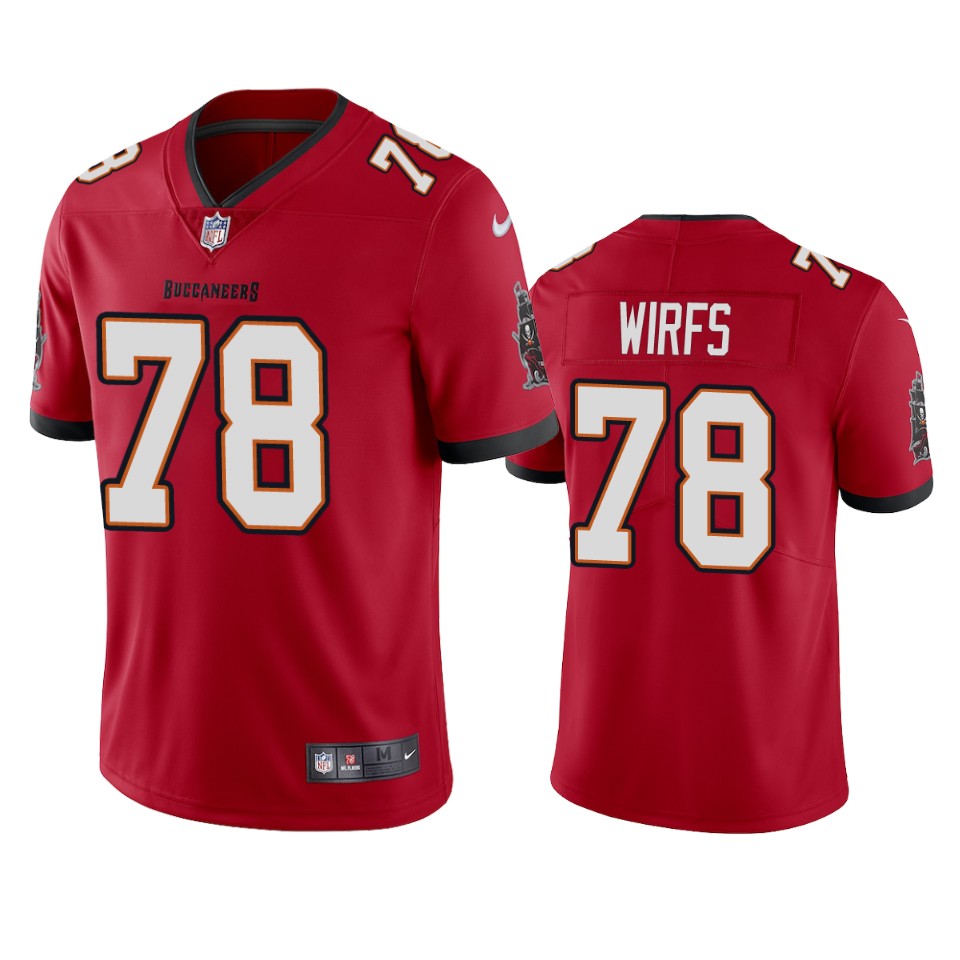 Tampa Bay Buccaneers Tristan Wirfs Red 2020 NFL Draft Vapor Limited Jersey