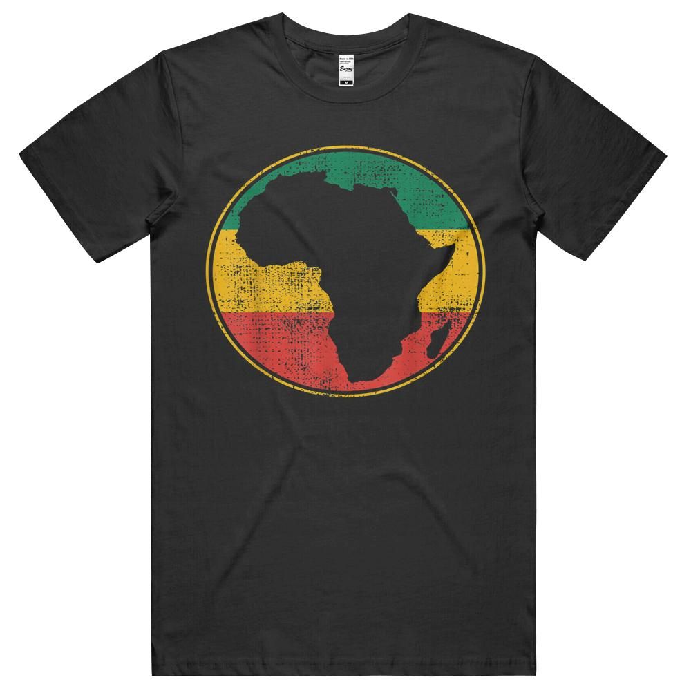 Africa Vintage Retro Map Tanzania Namibia Kenya Unisex Shirt