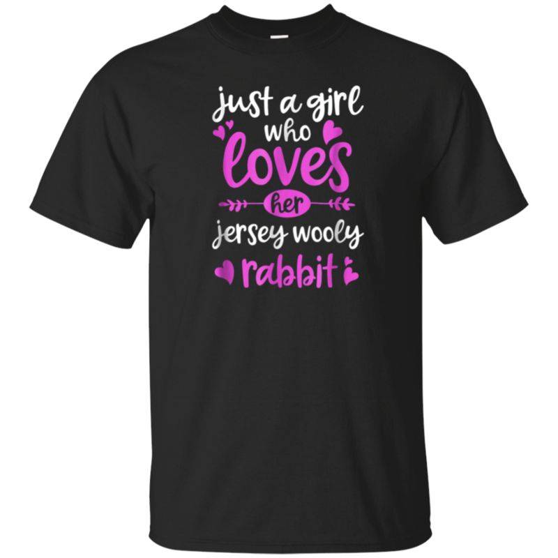 Just A Girl Who Loves Her Jersey Wooly Rabbit T-shirt