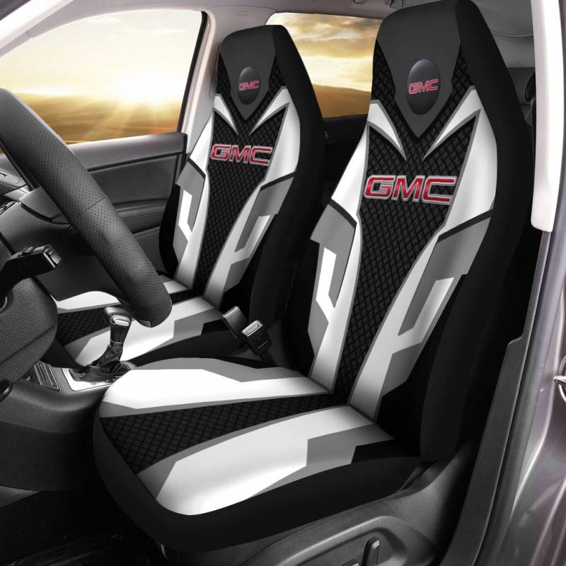 GMC LPH Car Seat Cover (Set of 2) Ver 1 (White)