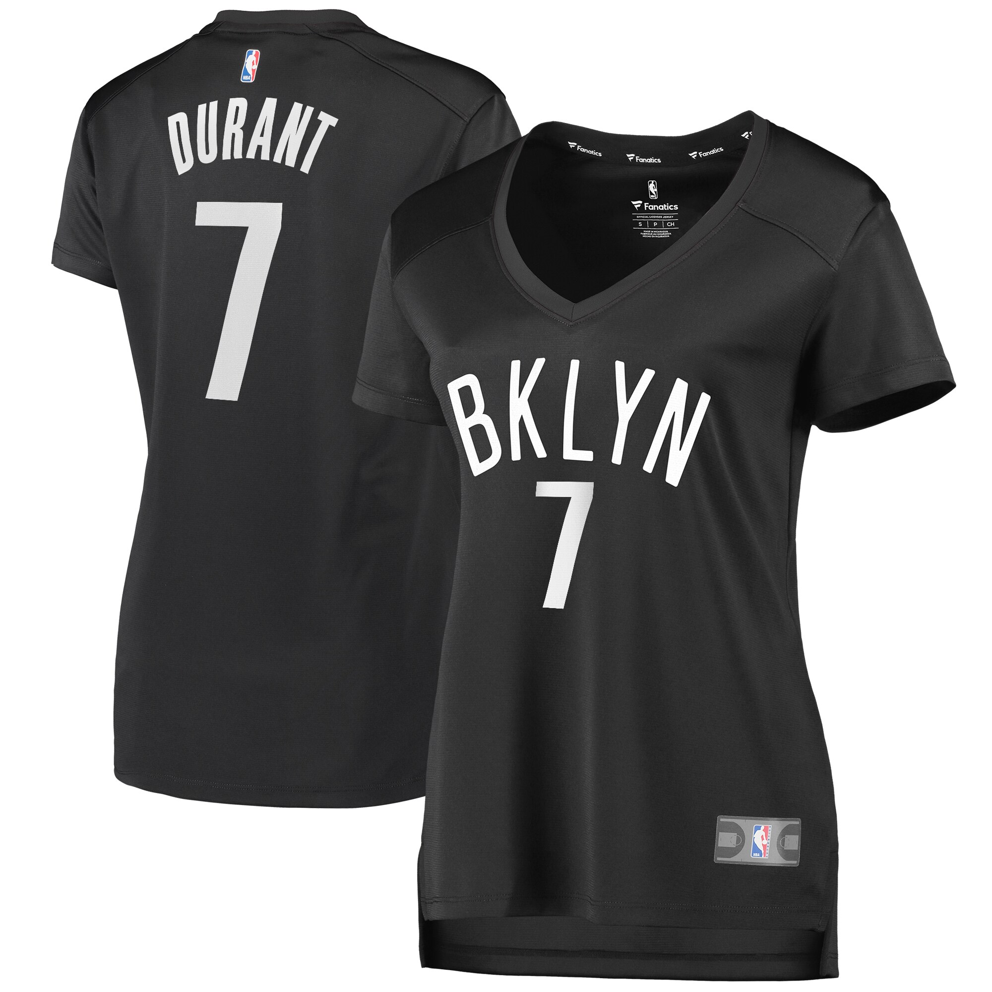 Kevin Durant Brooklyn Nets Women's Fast Break Player Jersey – Statement Edition – Black