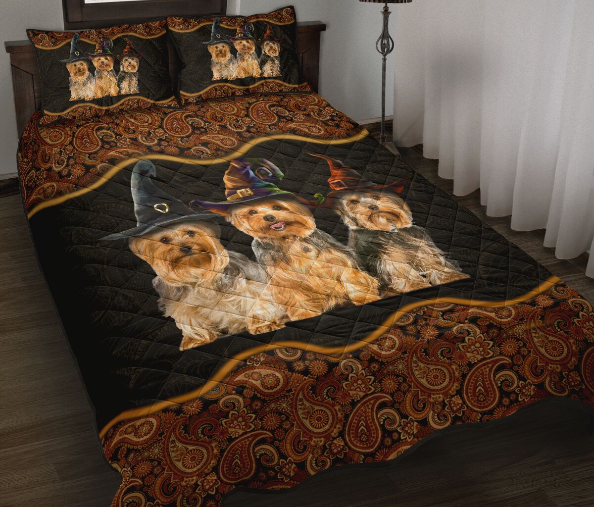 Yorkshire Terrier – Quilt Bed Set Tt016