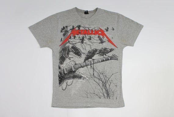 Metallica Shirt James Hetfield Shirt Rare Vintage Shirt American Metal Band Shirt Thrash Metal Speed Metal Ladies Shirt