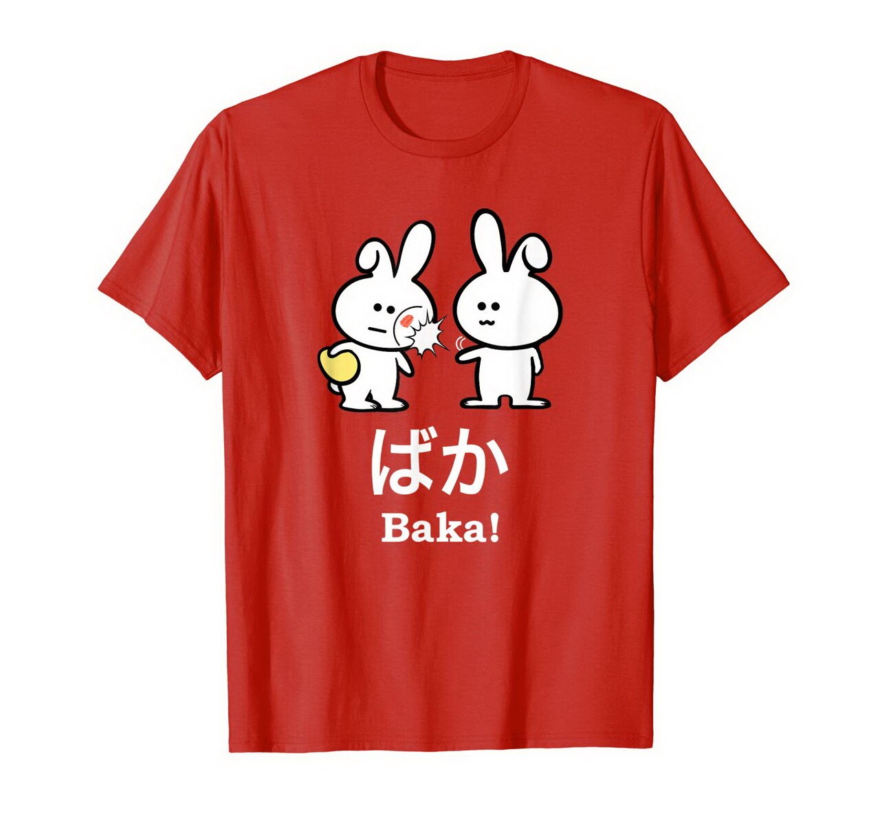 Japanese Anime Baka Rabbit Shirt Bunny Slap Kawaii Gift T-Shirt New