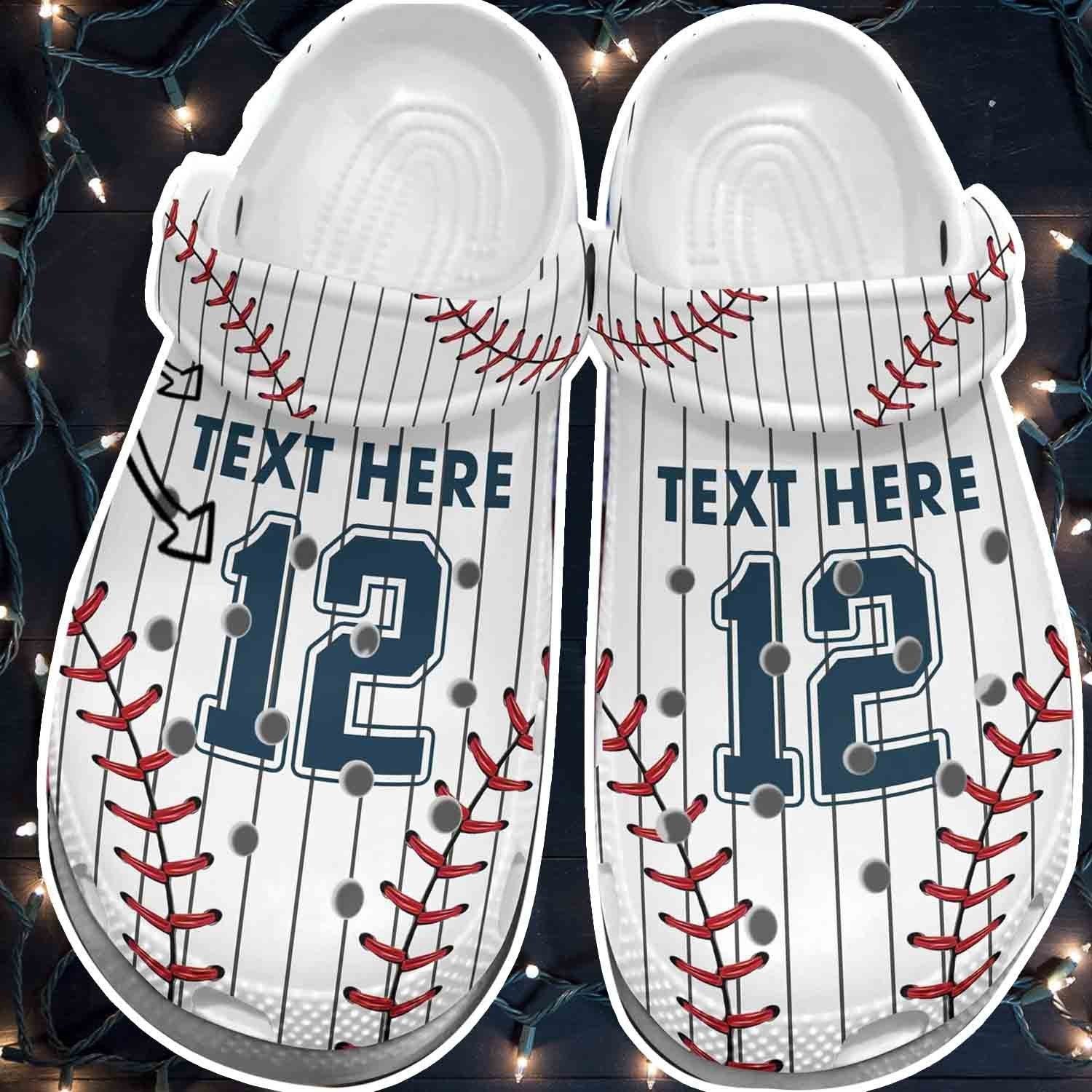 Baseball Uniform Player Crocs Shoes Clogs – Baseball Uniform Team Personalized Crocs Shoes Clogs For Men Women