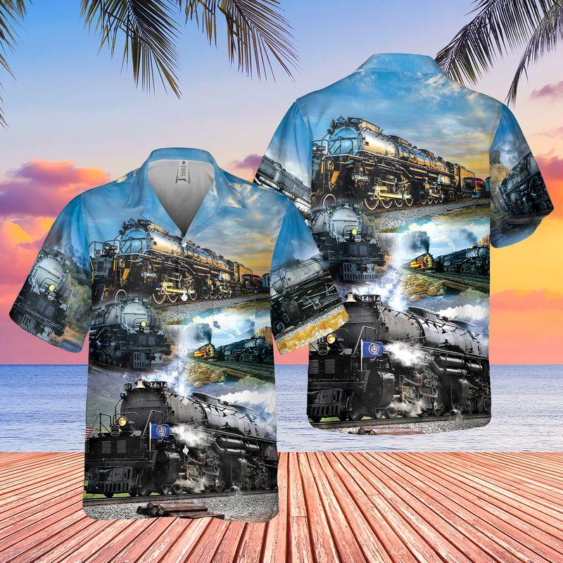 Union Pacific Big Boy Aop Hawaii Shirt Unisex Adult Ha74877