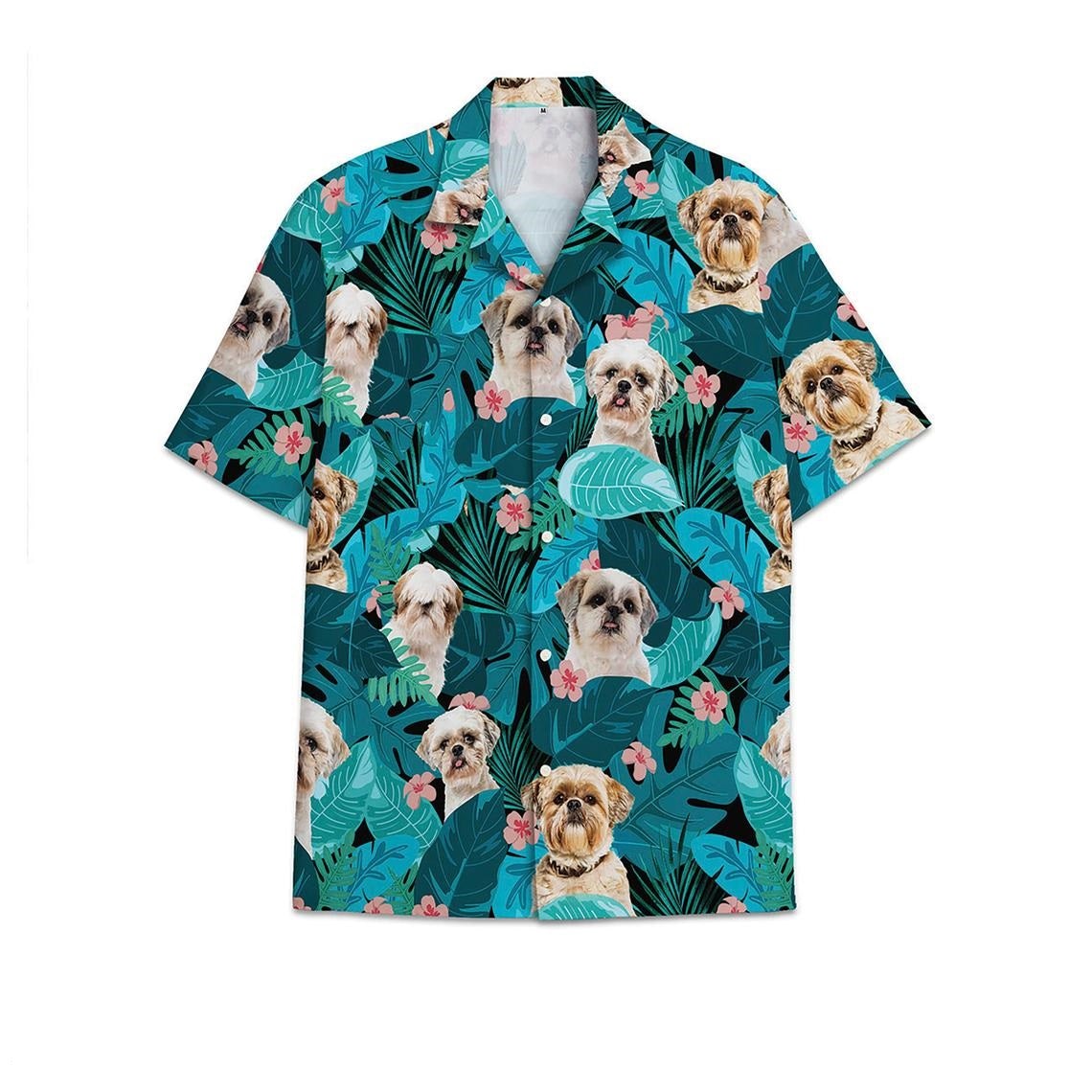 Aloha Hawaii Shirt Pet Combination Print Made In Summer Beach Shirts 3 Ha100038