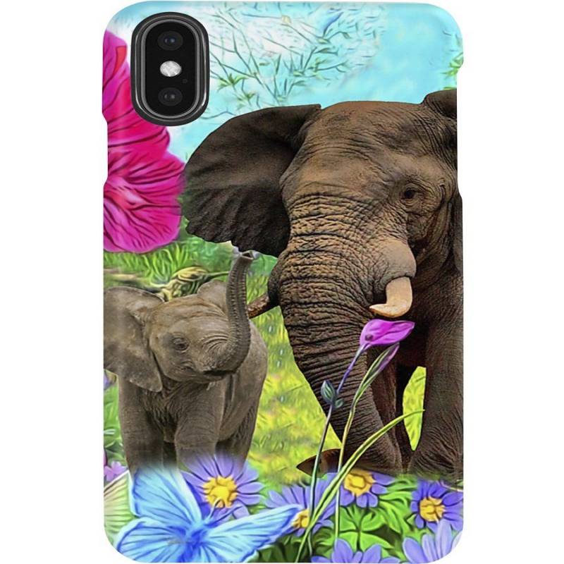 Lovely Phone Case With Colors Forest Gift For Elephant Lovers