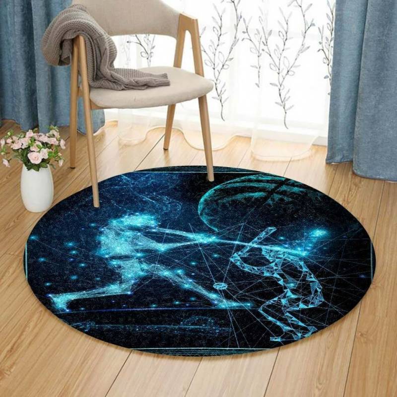 Baseball Sport Round Rug As NTD141298163