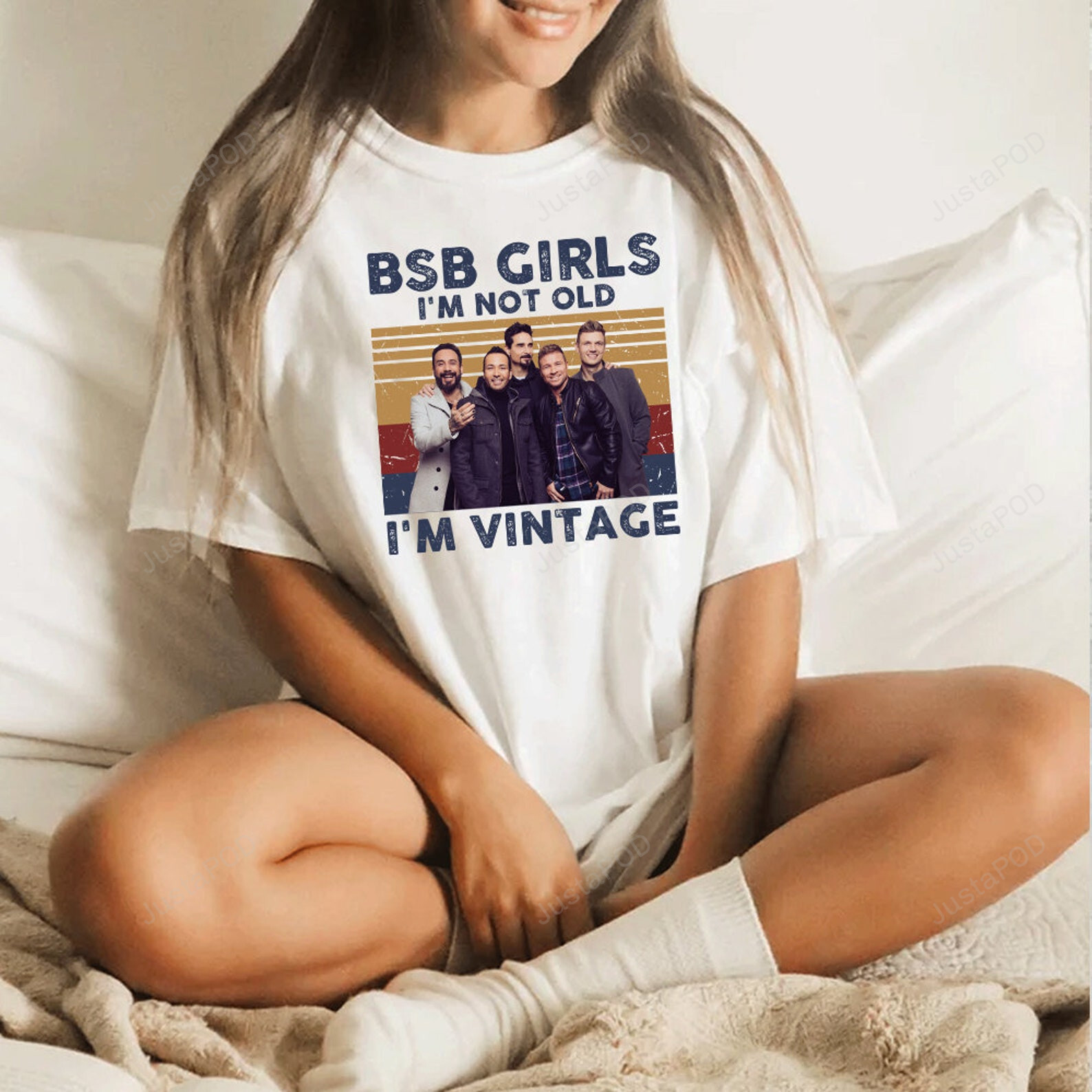 Backstreet Boys Merch, Girl I’M Not Old I’M Vintage T-Shirt, Backstreet Boys Dna Tour T-Shirt, Gifts For Backstreet’S Boys Fan Girls, Music Concert Tee