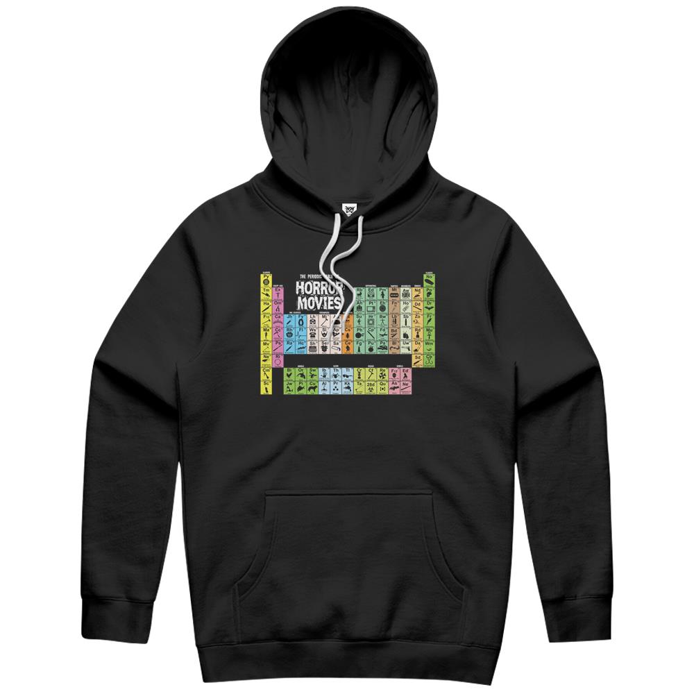 Periodic Table Of Horror Movies Hoodie