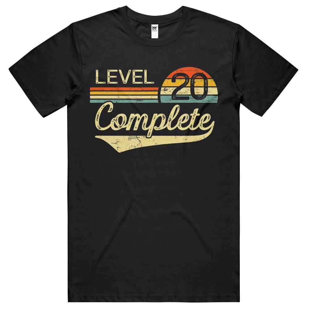 Level 20 Complete - 20 Year Wedding Anniversary Gift Him Her T Shirts