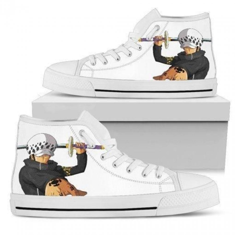 Trafalgar D. Water Law One Piece high top custom shoes