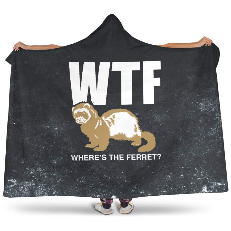 Where’s The Ferrett Hooded Blanket