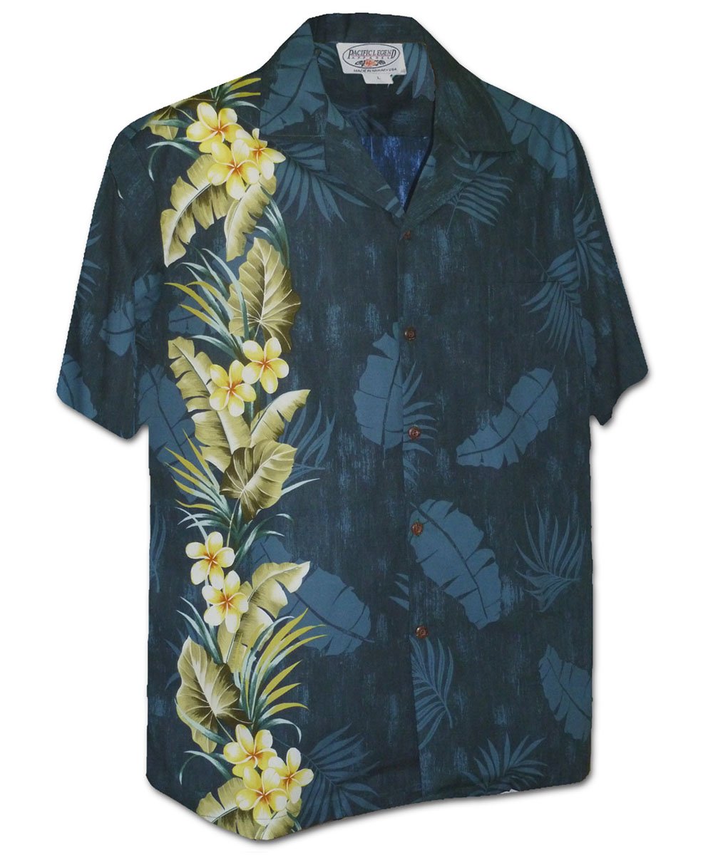 Manoa Garden Navyhawaiian Shirt Made In Summer Beach Shirts Ha10513