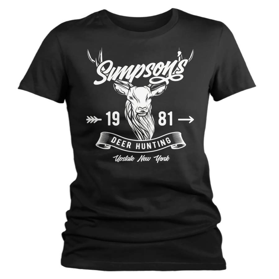 Women’s Personalized Hunting T Shirt Deer Hunting Shirts Custom T Shirt Vintage Hunting Shirt Hunter Tee