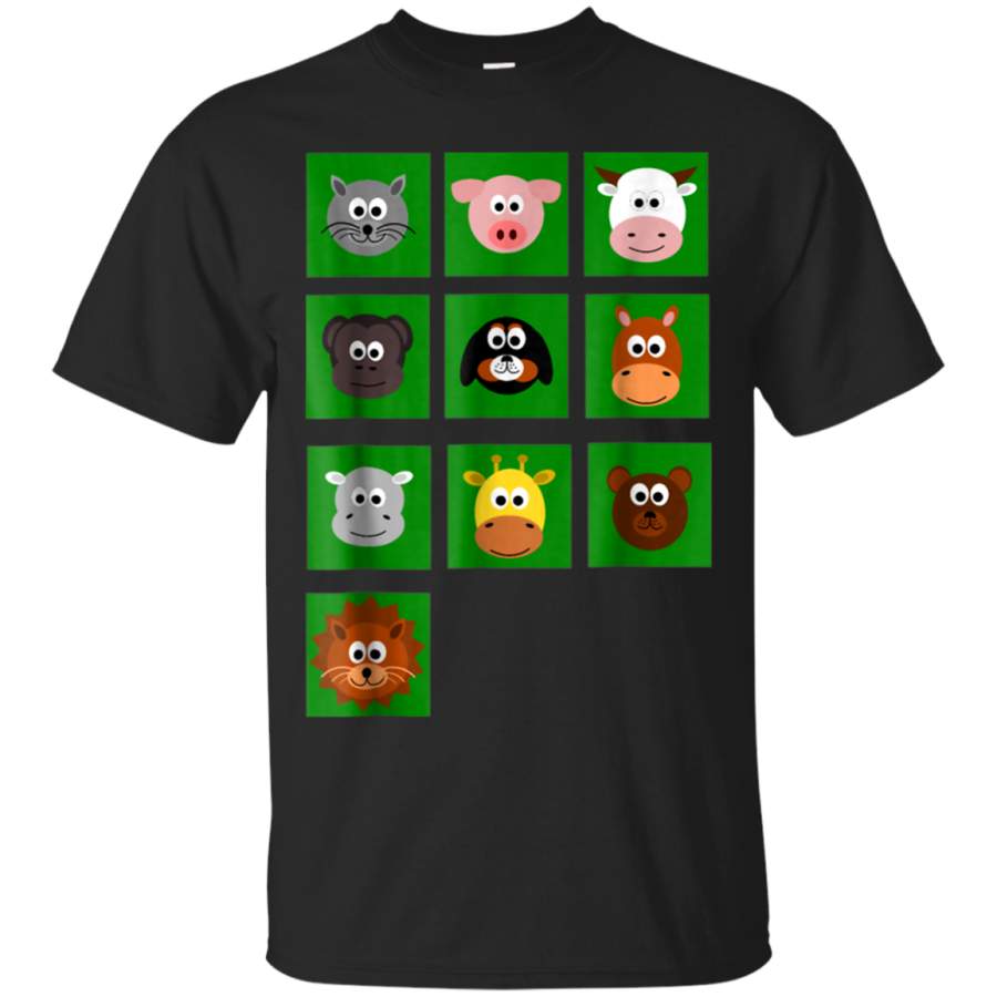 AGR Animal Faces T-Shirt