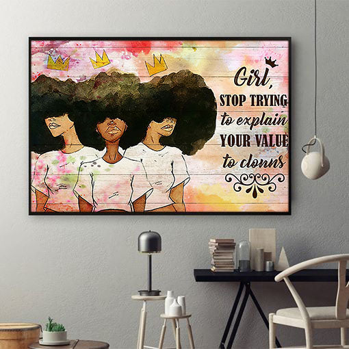 African American Poster Nice Afrocentric Poster Art Print African Girl African King Bedroom Wall Beautiful Wall Art Home Decor